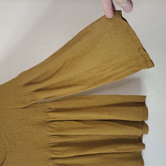 Anthropologie Knitted & Knotted Esme Bellsleeve Babydoll Top Size XS Wool Blend - Picture 4 of 10